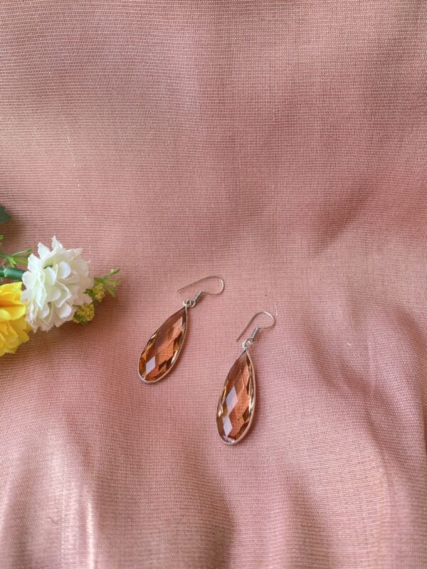 Peach Stone Dangler